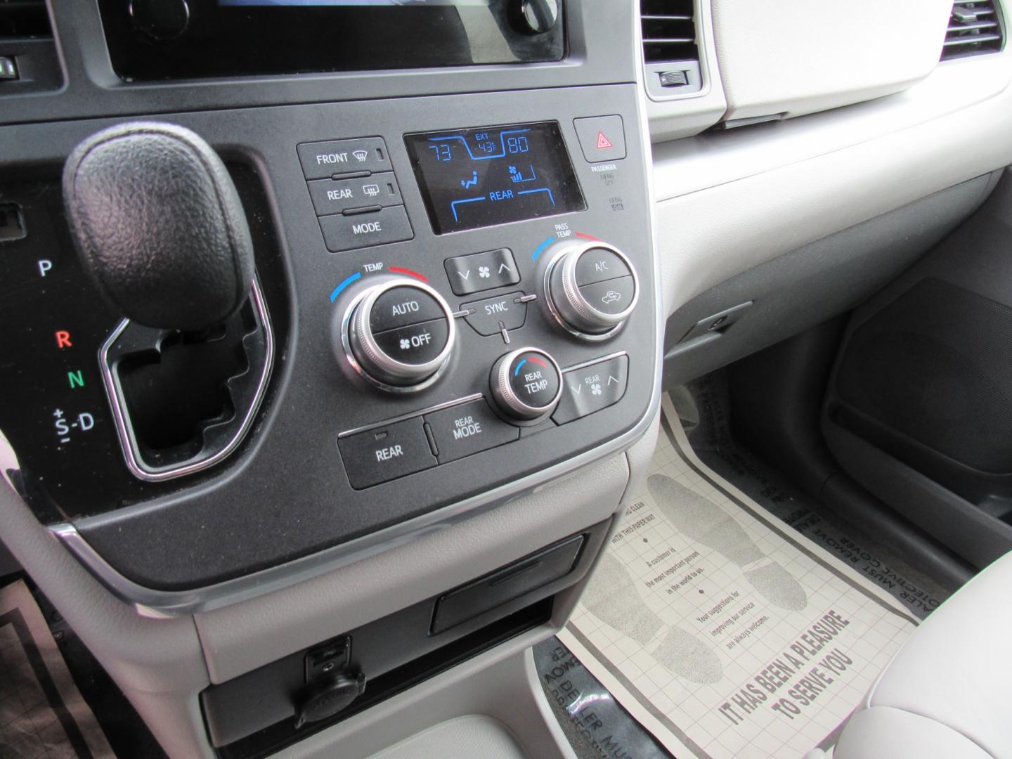 2015 Blue /Gray Toyota Sienna (5TDZK3DC4FS) with an 3.6L V6 DOHC 24V engine, Automatic transmission, located at 215 Milton St, Dedham, MA, 02026, (781) 329-5144, 42.241905, -71.157295 - This nice 7 passenger van is in excellent condition. Runs like new. All ASPI Motor Cars vehicles are fully serviced before they are delivered to assure the highest quality used vehicles. Come with a 3/3 warranty included in the price. Call for details. Prices on all vehicles do not include $299 - Photo#20